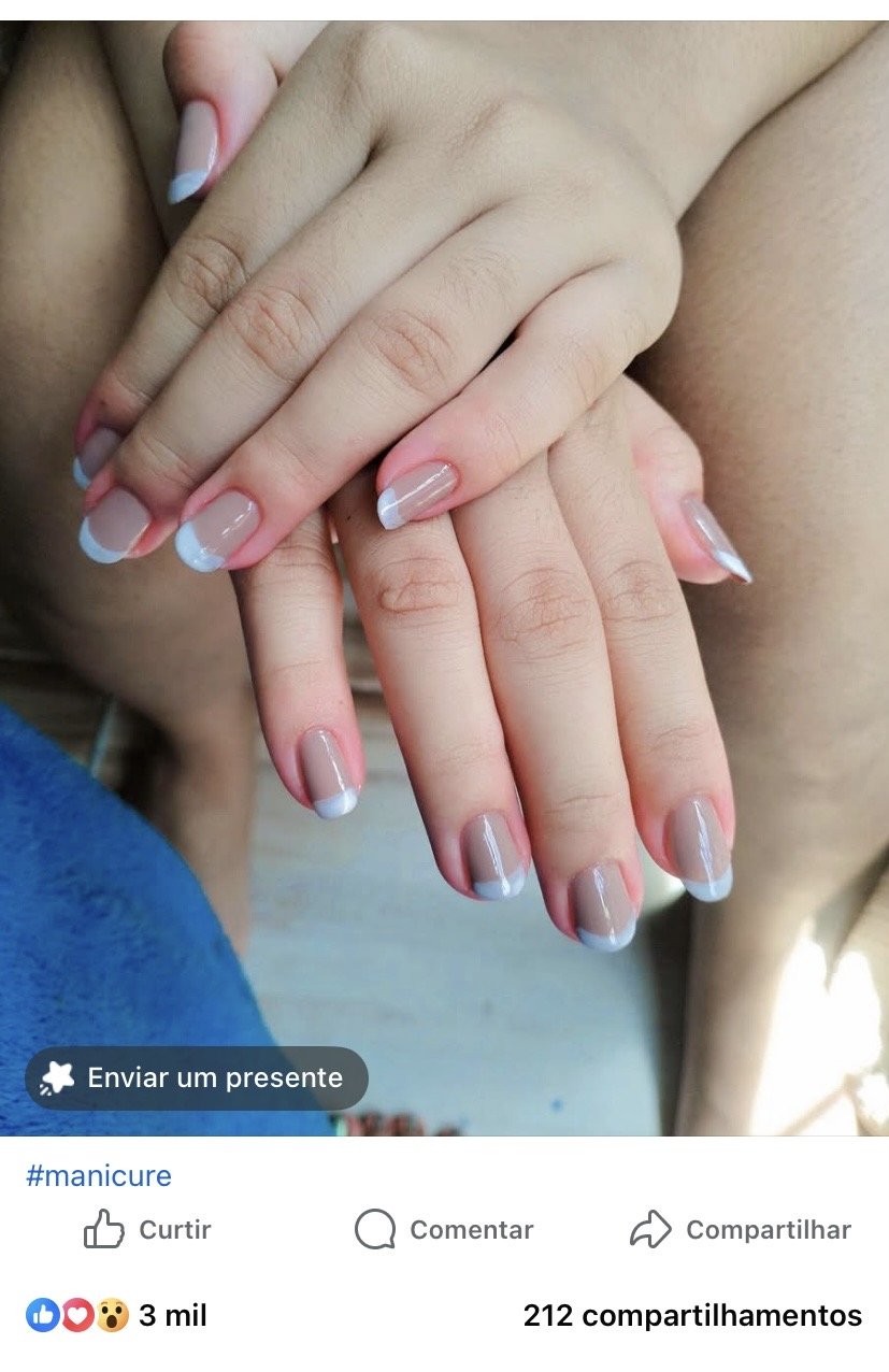 Manicure recém formada